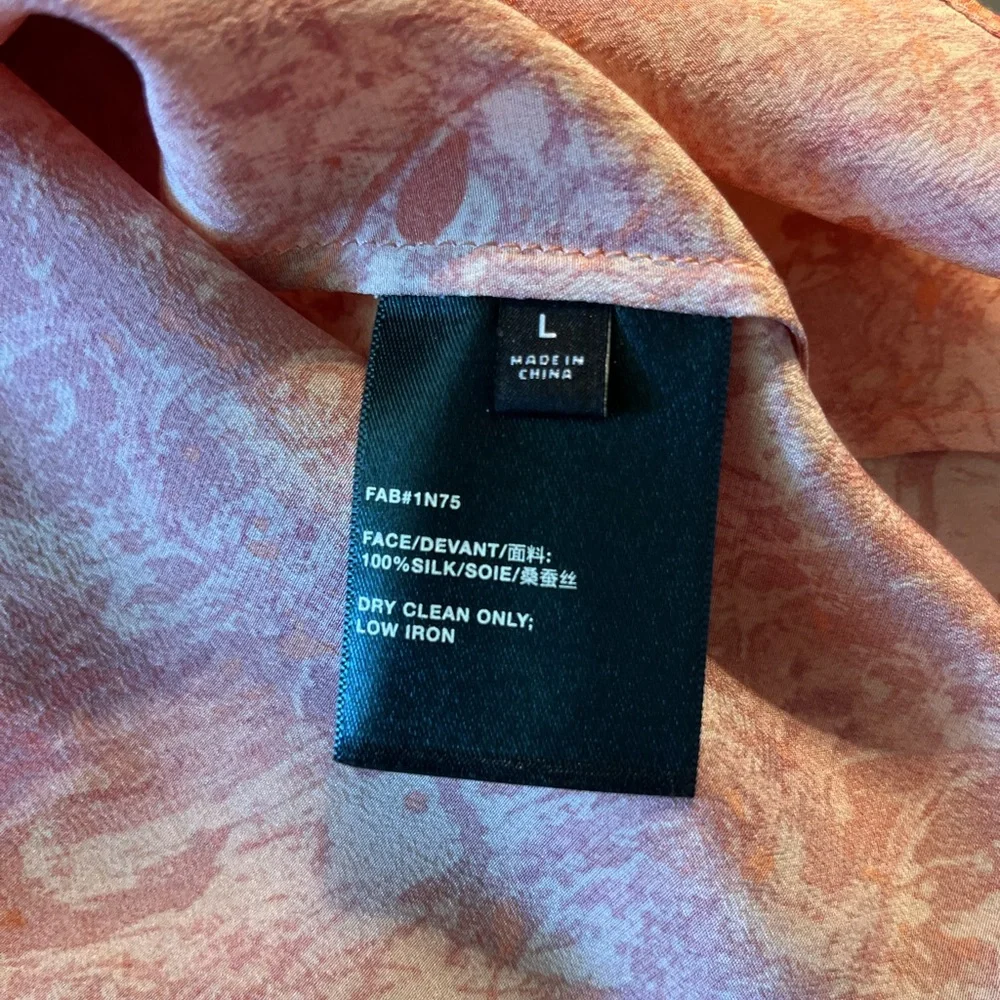 Lafayette 148 New York Silk Corp core eco friendly business casual shirt - Picture 9 of 12